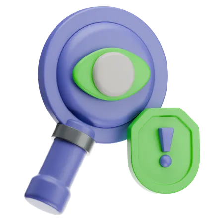 Spyware Software  3D Icon