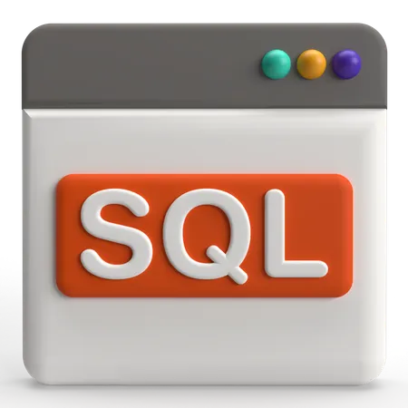 SQL  3D Icon