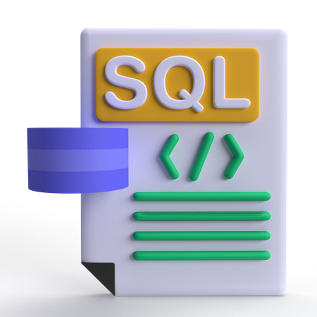 SQL-Befehle  3D Icon