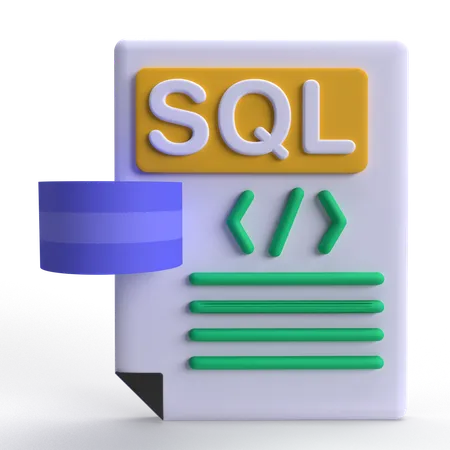 SQL  3D Icon