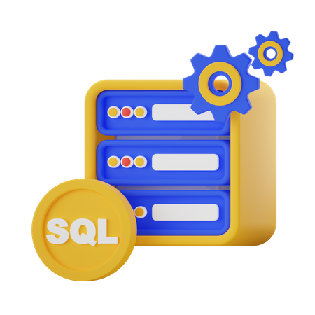 Sql Database  3D Icon