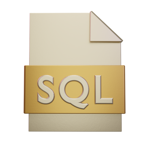 SQL-Datei  3D Icon