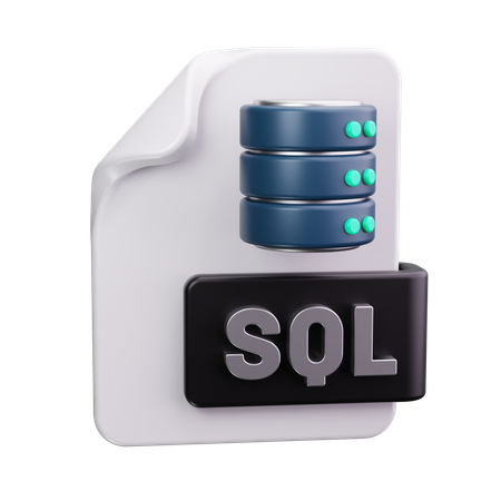 SQL-Datenbank  3D Icon