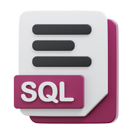 SQL FILE  3D Icon