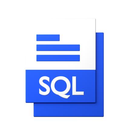 SQL File  3D Icon