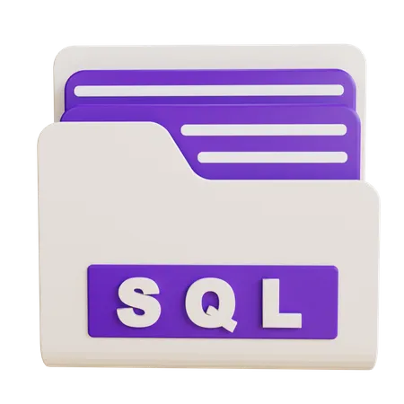 SQL Folder  3D Icon