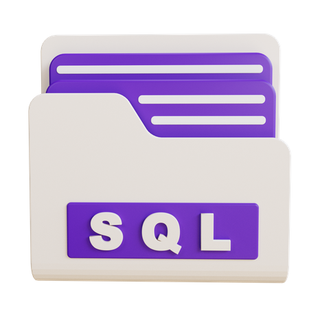 SQL Folder  3D Icon