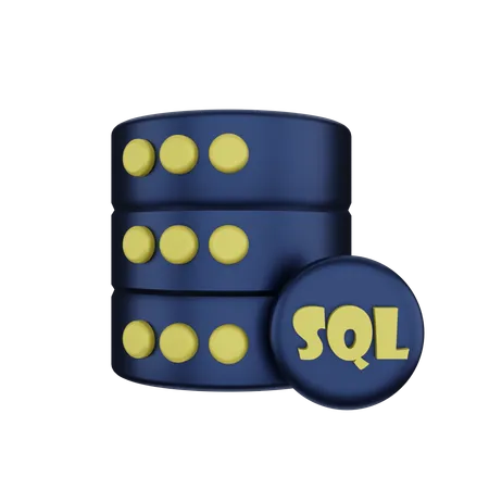 Sql Server  3D Icon