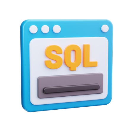 Sql Server  3D Icon