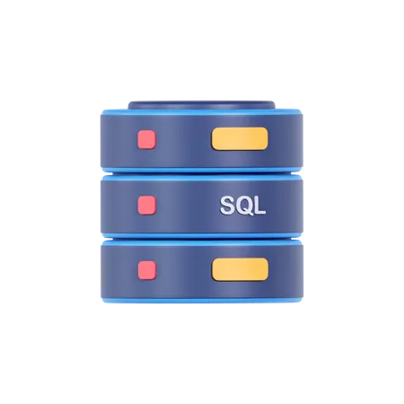 Sql Server  3D Icon