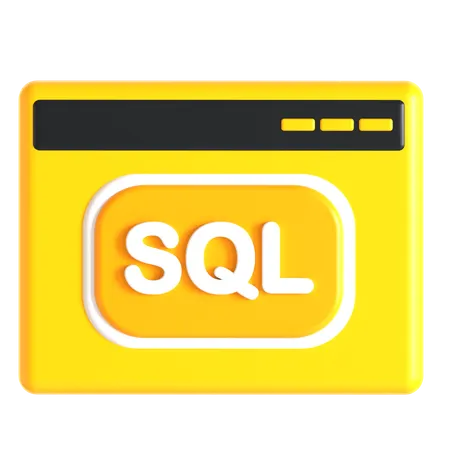 Sql Website  3D Icon