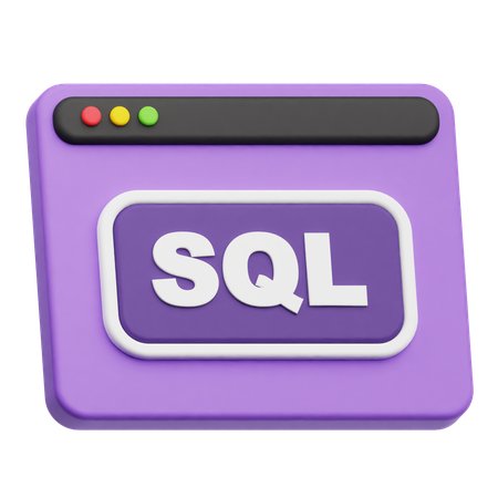 Sql Website  3D Icon