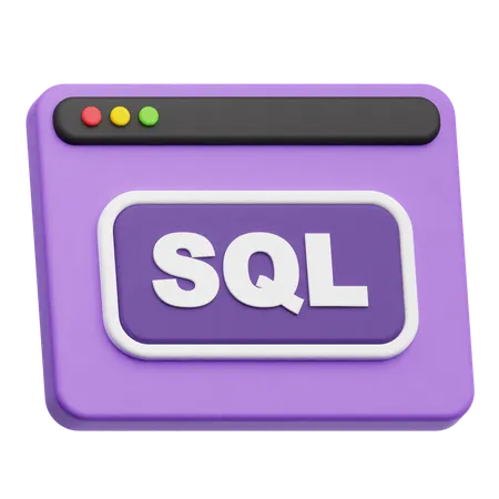 Sql Website  3D Icon