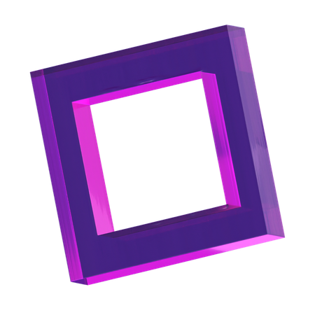 Square  3D Icon