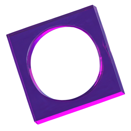 Square  3D Icon