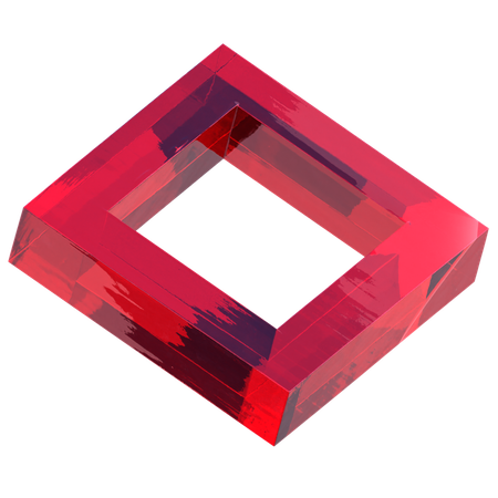 Square  3D Icon