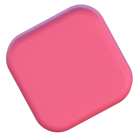 정사각형  3D Icon