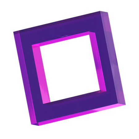 Square  3D Icon
