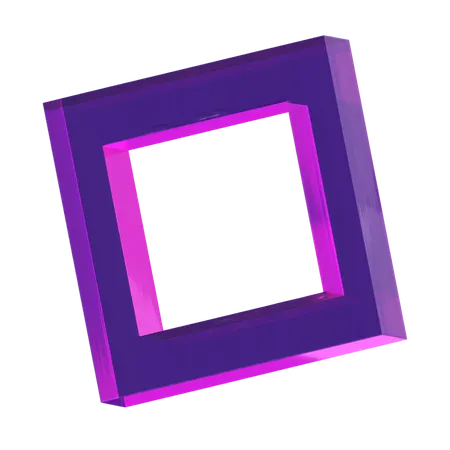 Square  3D Icon