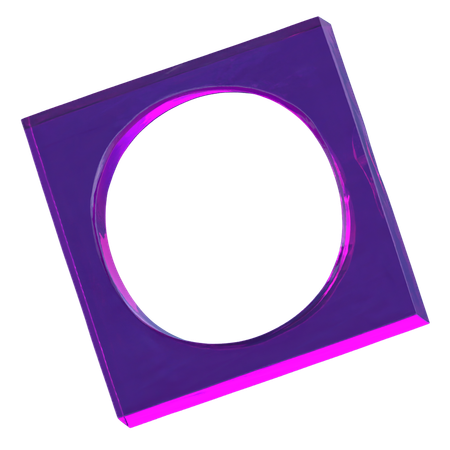 Square  3D Icon