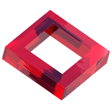 Square  3D Icon