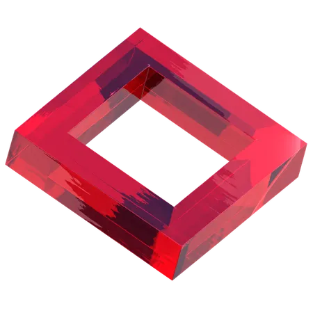 Square  3D Icon