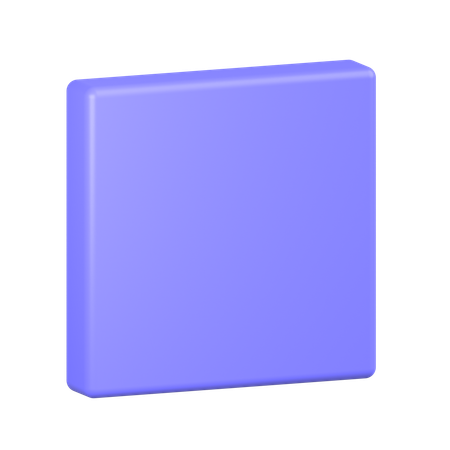 Square  3D Icon