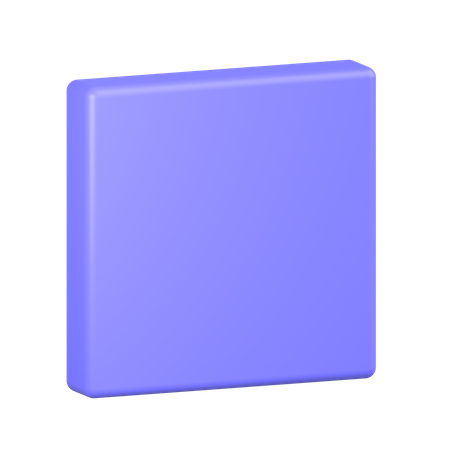 Square  3D Icon