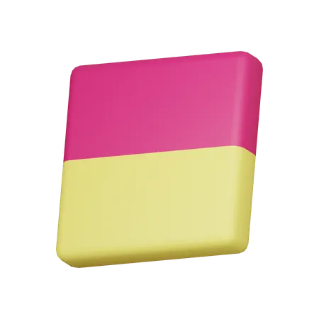 Square Abstract Shape  3D Icon