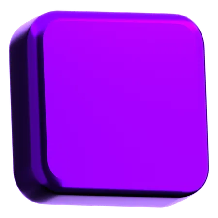 Square Abstract Shape  3D Icon