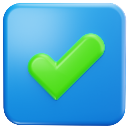 Square Approved  3D Icon