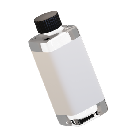 Square Bottle  3D Icon