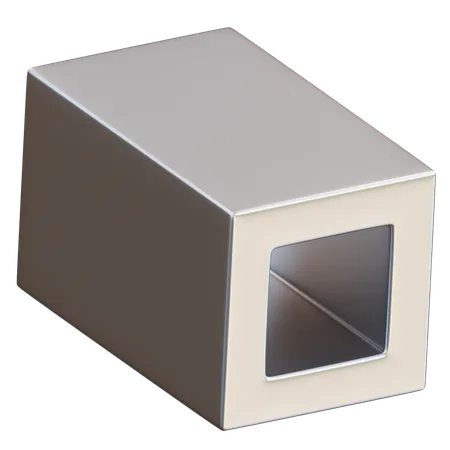 Square Box  3D Icon