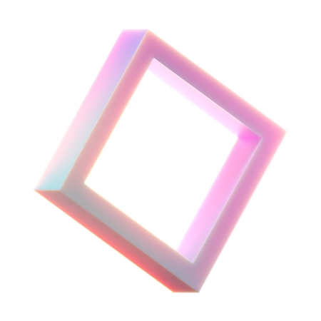 Square Frame  3D Icon