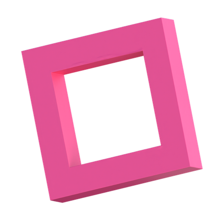 Square Frame  3D Icon