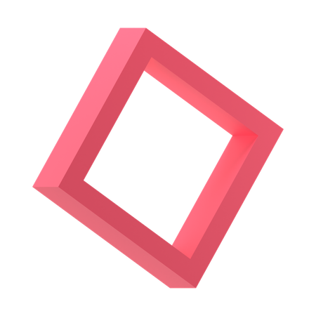 Square Frame  3D Icon