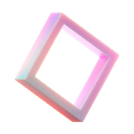 Square Frame  3D Icon