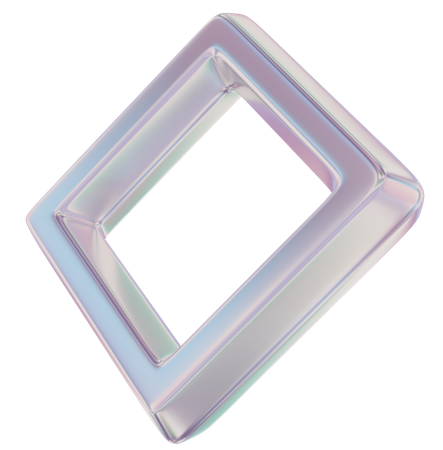 Square Frame  3D Icon