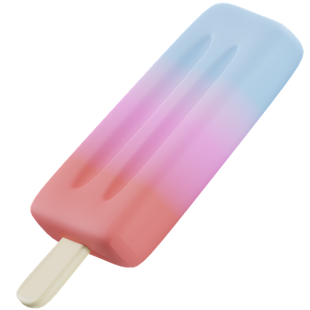 SQUARE ICE POP  3D Icon