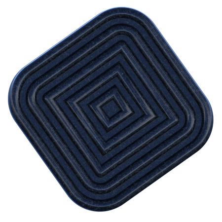 사각형 미로  3D Icon
