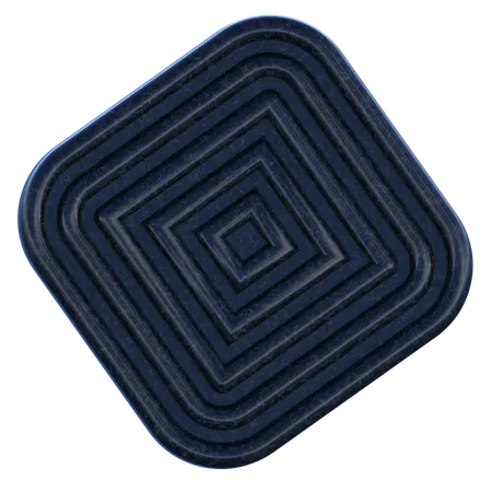 사각형 미로  3D Icon