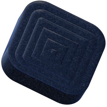 사각형 미로  3D Icon