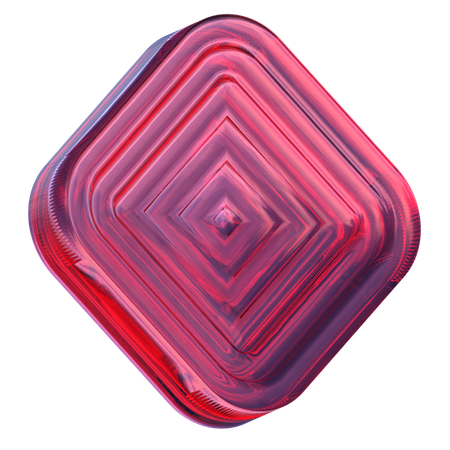 사각형 미로  3D Icon