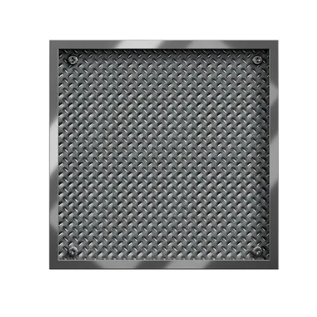 Square Metal Plate  3D Icon