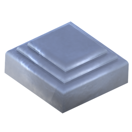 Square Podium  3D Icon