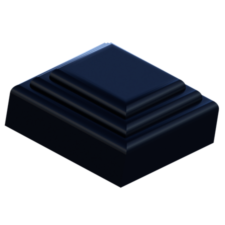 Square Podium  3D Icon