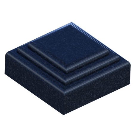 사각 연단  3D Icon