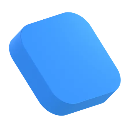 사각형  3D Icon