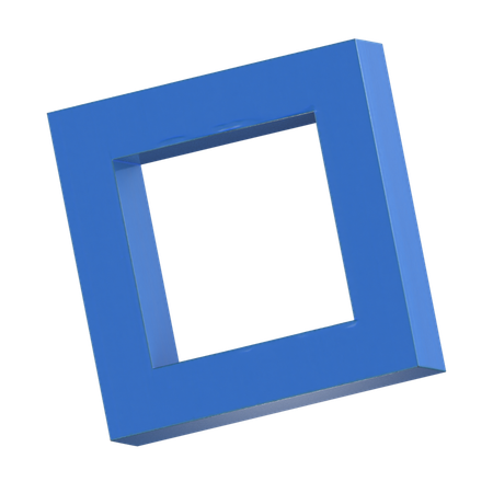 Square Shape  3D Icon