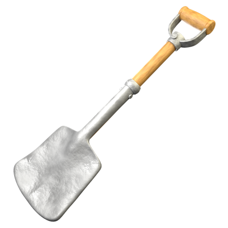 Square Shovel  3D Icon